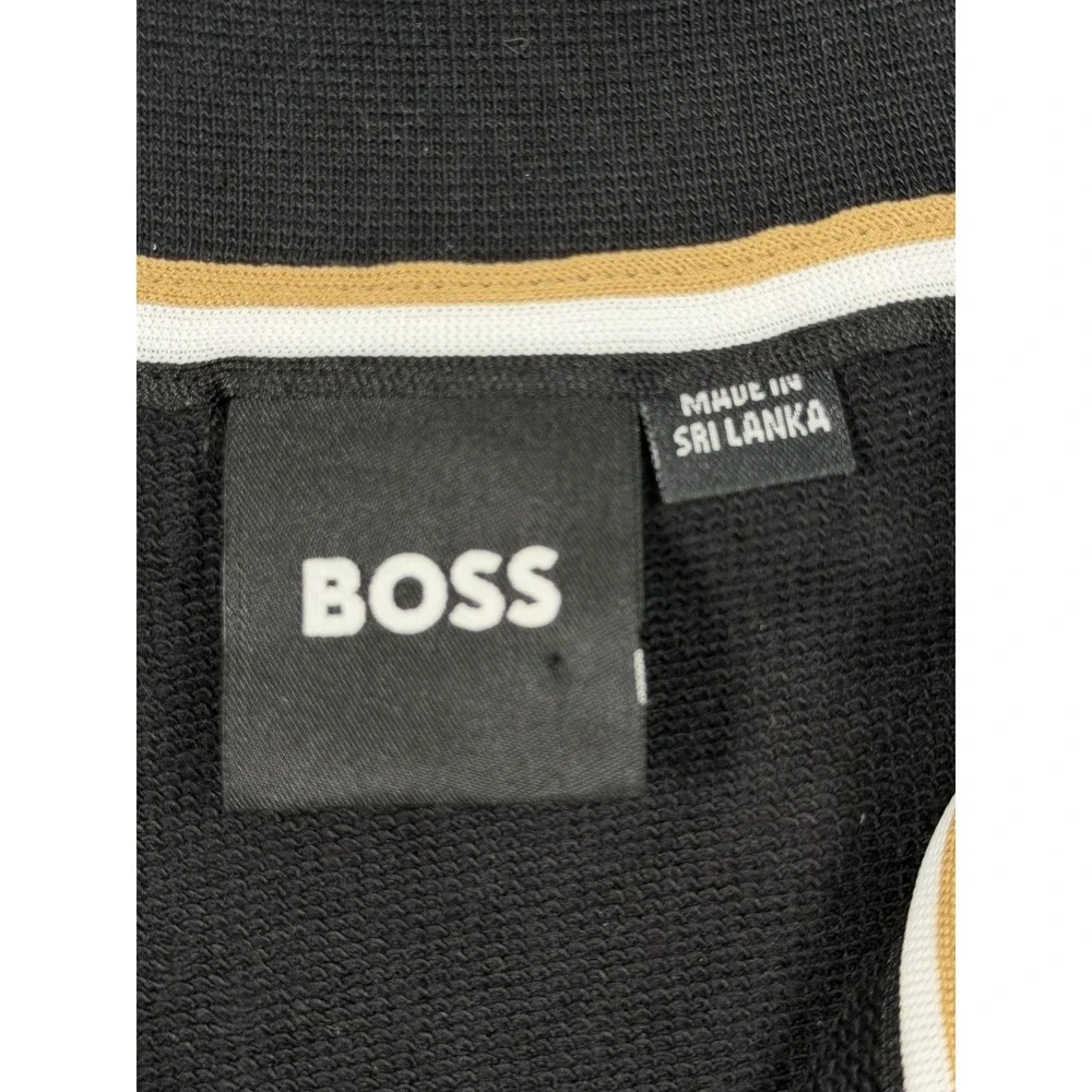 Hugo Boss Men's Ease Track Jacket Zip-Up Black Size Small